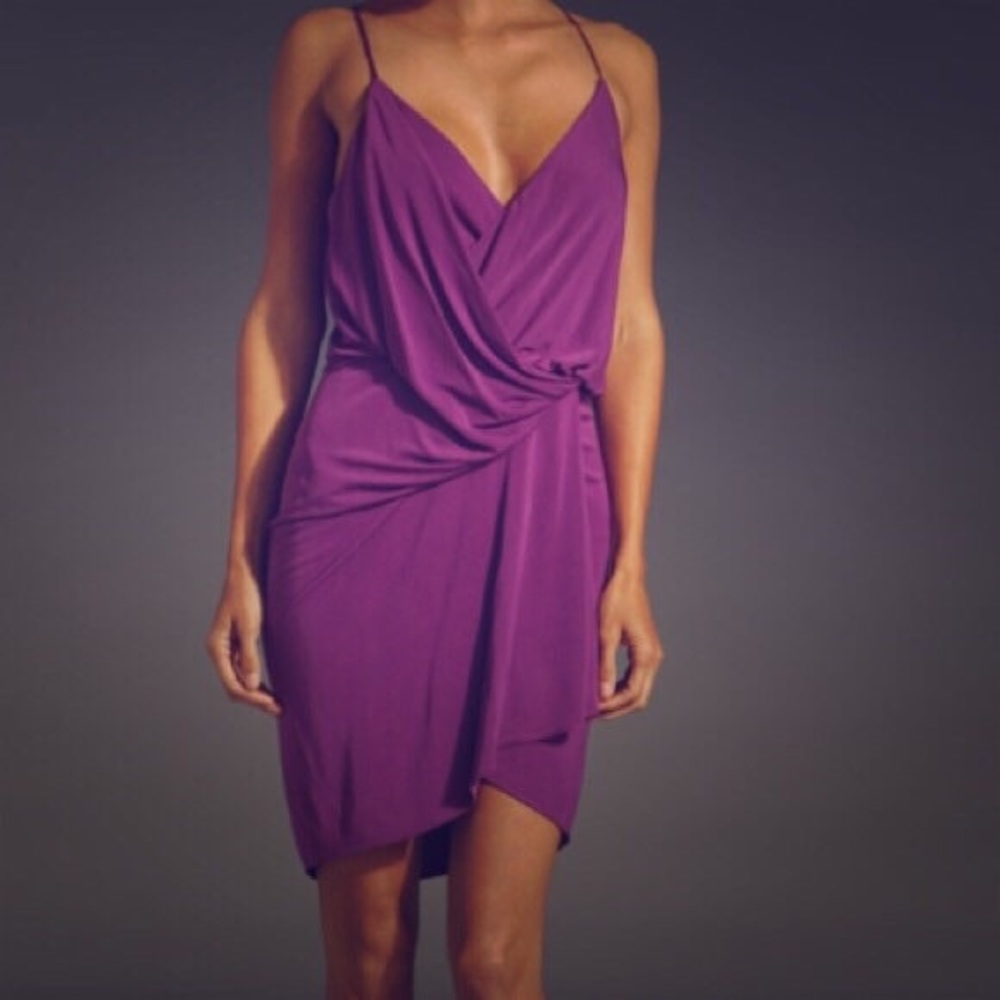 Purple Haute Hippie dress size L